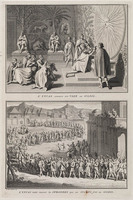 KG 11893
          <br/>
          Afgoderij: Inca's, Wijding van de vaas door de zon & ontvangst van offers door onderdanen aan de zon
          <br/>
          <em>Picart, Bernard (1673-1733)</em>